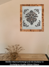 Lade das Bild in den Galerie-Viewer, Mikrozement Wandbild inkl. Rahmen - Handgefertigtes Unikat aus Österreich