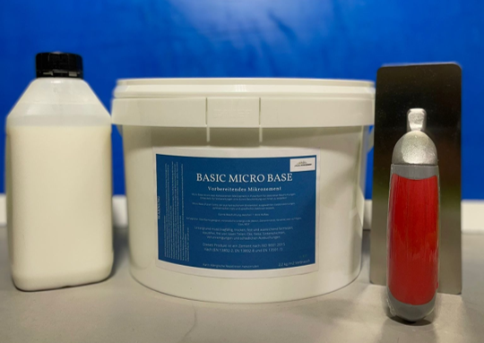 Mikrozement Basic BASE Pulver 10 KG  für ca. 10 m² (Mikrozement Rustiko)