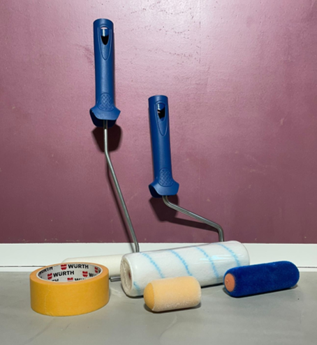 Hochwertige Walze mit Rollen für Haftgründe, Epoxid und Oberflächenversiegelung